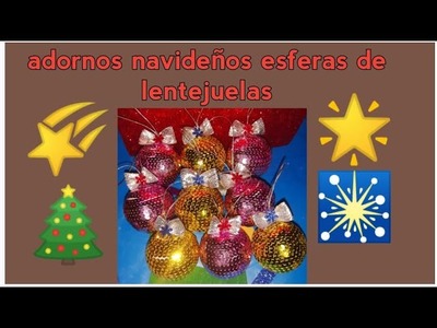Como hacer esferas de lentejuelas adornos de Navidad.how to make sequin spheres christmas decoration