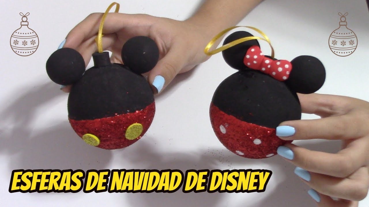 ESFERAS DE NAVIDAD DE DISNEY