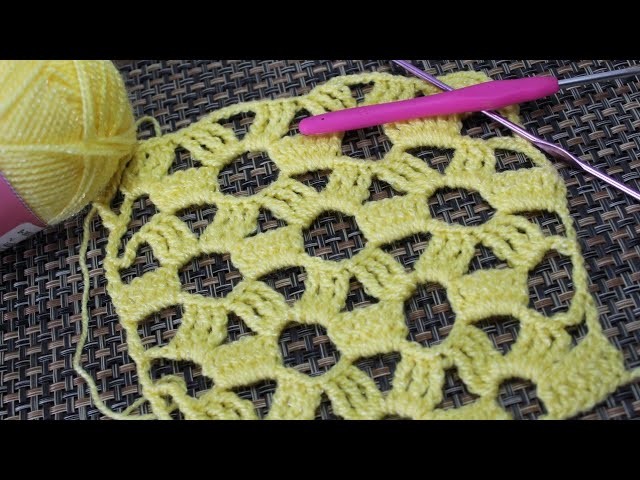 Punto de Flores tejido a Crochet