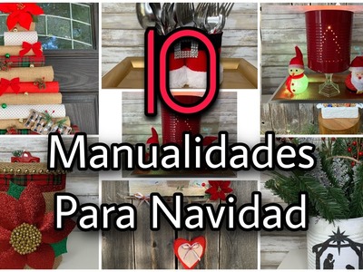 10 CHRISTMAS DECORATION IDEAS.Manualidades Navideñas 2020.NATAL 2020 - DIY DECORAÇÃO GASTANDO POUCO