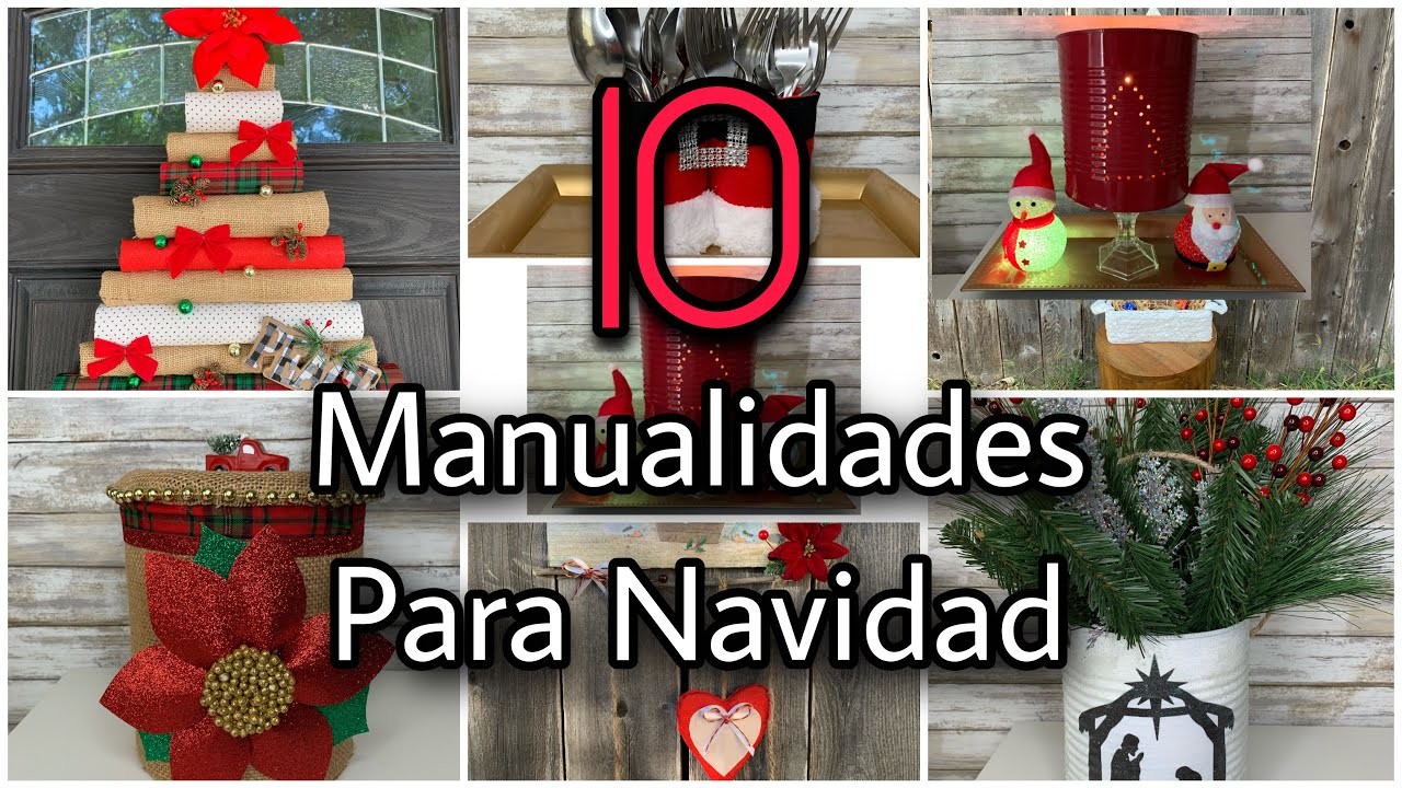 10 CHRISTMAS DECORATION IDEAS.Manualidades Navideñas 2020.NATAL 2020 - DIY DECORAÇÃO GASTANDO POUCO