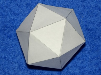 Como hacer un Icosaedro, paso a paso (fácil y simple)