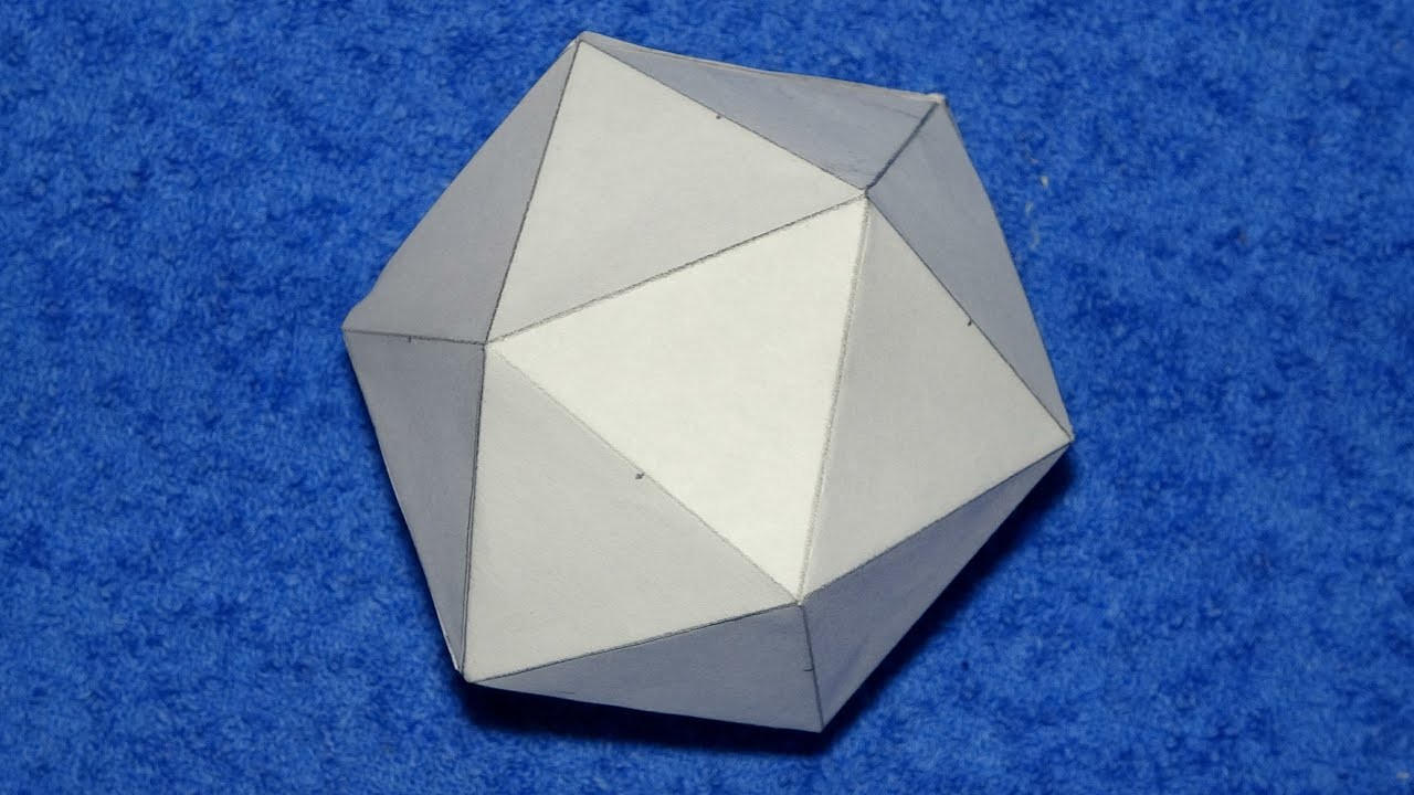 Como hacer un Icosaedro, paso a paso (fácil y simple)