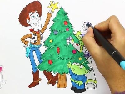 Dibujar y Colorea | 2021 Navidad Colección #4 ???????? | Dibujos Para Niños | Aprender Colores