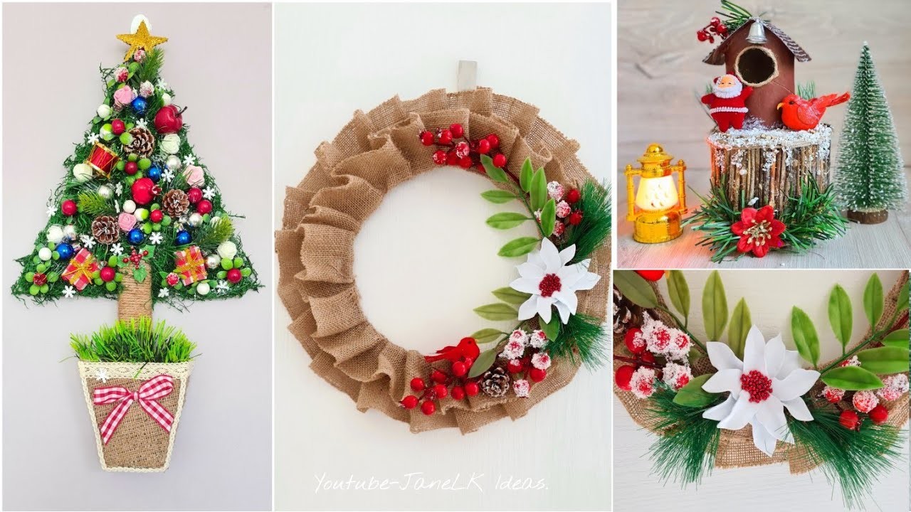DIY Navidad Con reciclaje - Christmas decoration ideas at Home - Manualidades Navideñas Fáciles.
