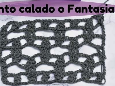 ????Punto Calado o Fantasía Crochet #1????.Lace Point or Fantasy crochet #1