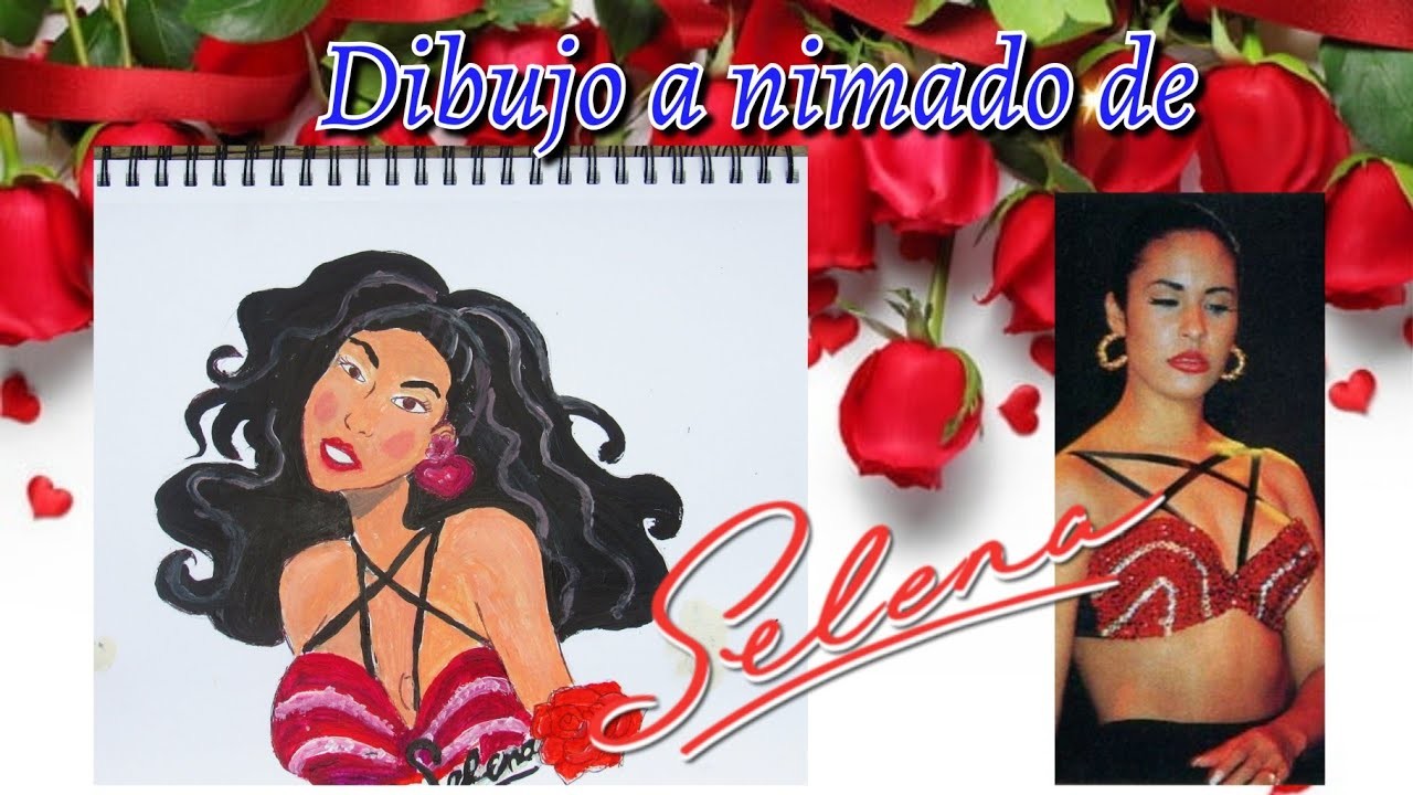 Selena Quintanilla caricatura. cómo dibujar a #Selena paso a paso, dibujo animado ❤❤❤