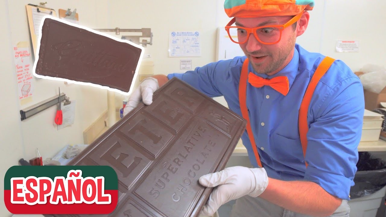 Blippi visita la fábrica de chocolates | Aprende como se hace el chocolate