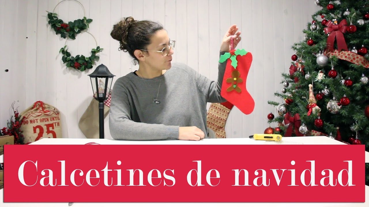 Calcetín de Navidad DIY
