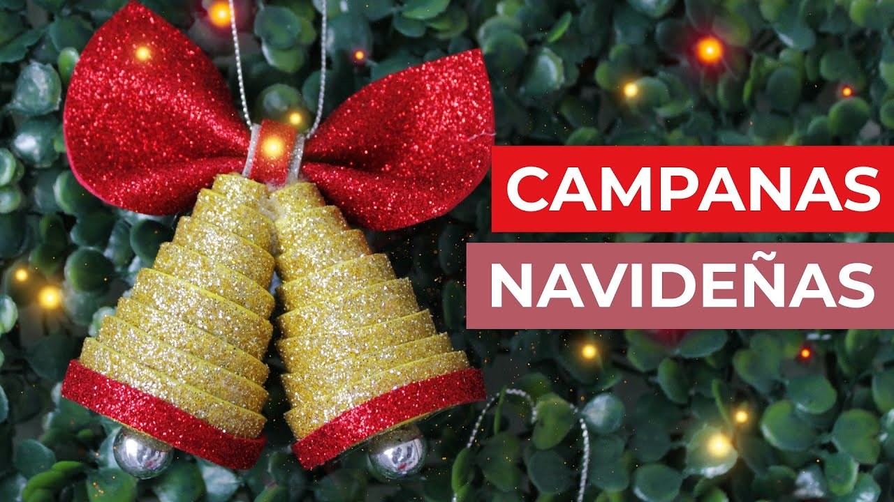 Cómo Hacer Campanas Navideñas | How to Make Christmas Bells