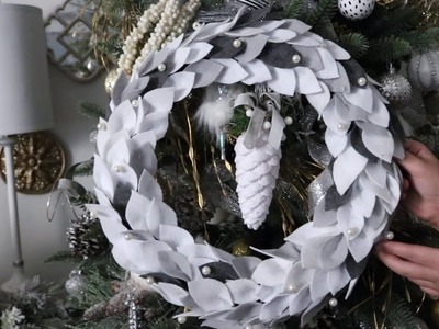 Decoraciones De Navidad Como Hacer corona Navideña DIY Super Fácil