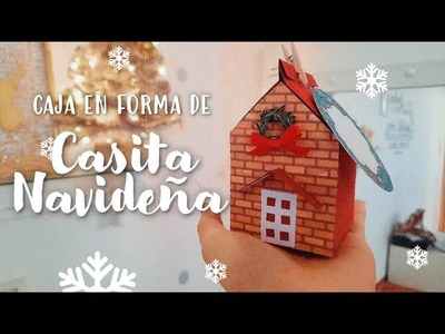DIY ♡ Caja en forma de Casita Navideña ♡ Milk Box | Erandy Paz