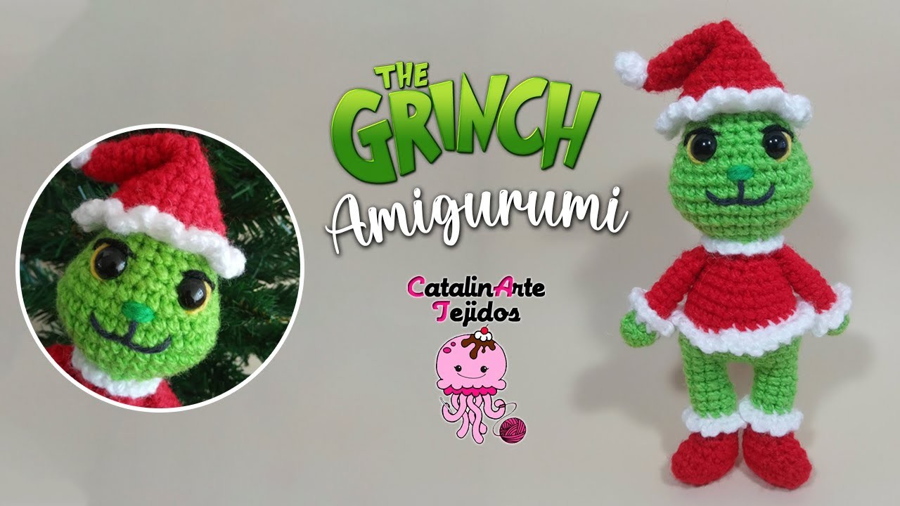 Grinch kawaii amigurumi | CatalinArte Tejidos