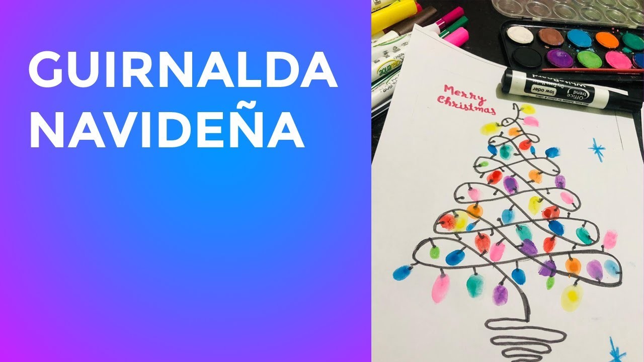 Guirnalda navideña, manualidades para esta navidad