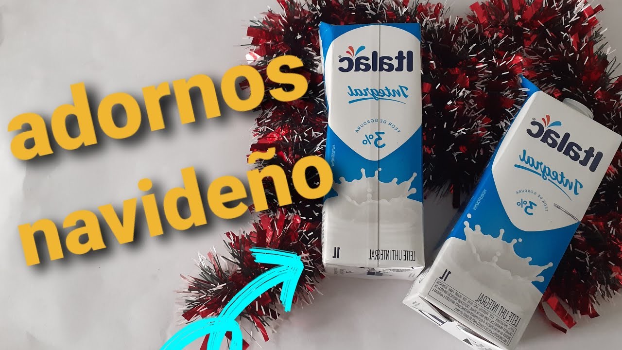 MANUALIDADES NAVIDEÑAS 2020.MANUALIDADES CON RECICLAJE. ADORNOS NAVIDEÑOS