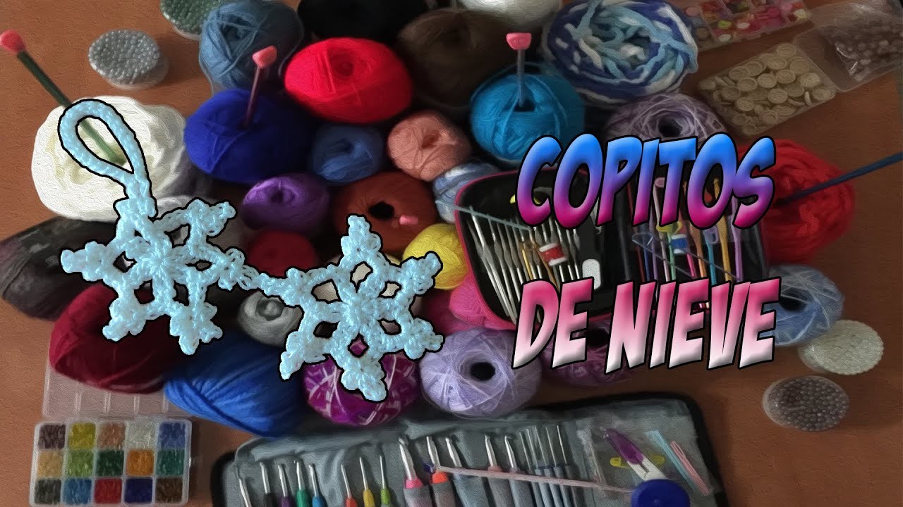 Como hacer Copos de nieve o grannys pequeños a crochet SUPER FACIL y RAPIDO paso a paso en español.