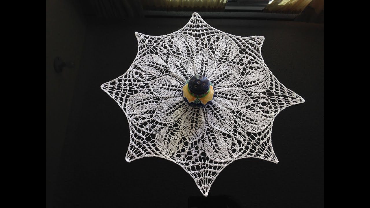Como hacer  tejido circular proyecto SUNFLOWER por jhonlaserna how to doily knit,  centrino ai ferri