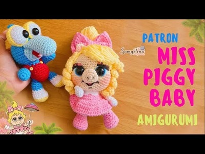 Miss piggy baby amigurumi español.ingles