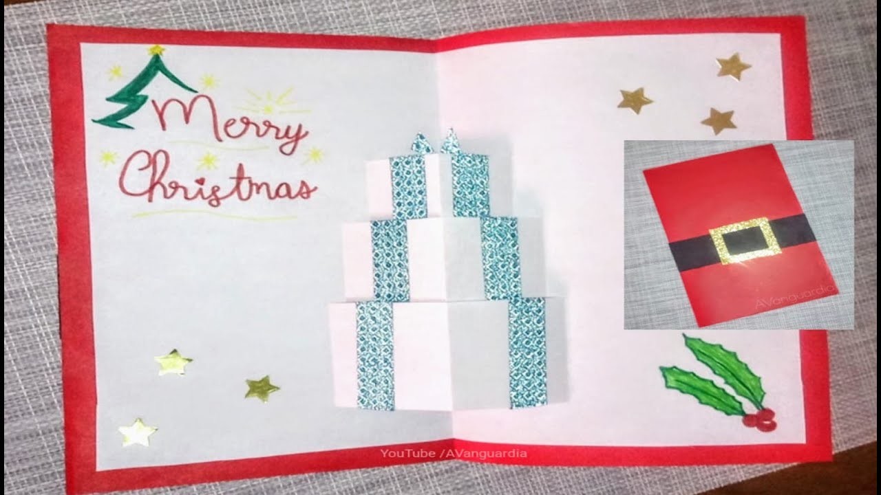 Tarjeta Pop up ???? DIY Regalos originales para Navidad | AVanguardia