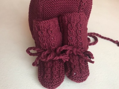 Tejer patucos de bebé(patuco ochitos)