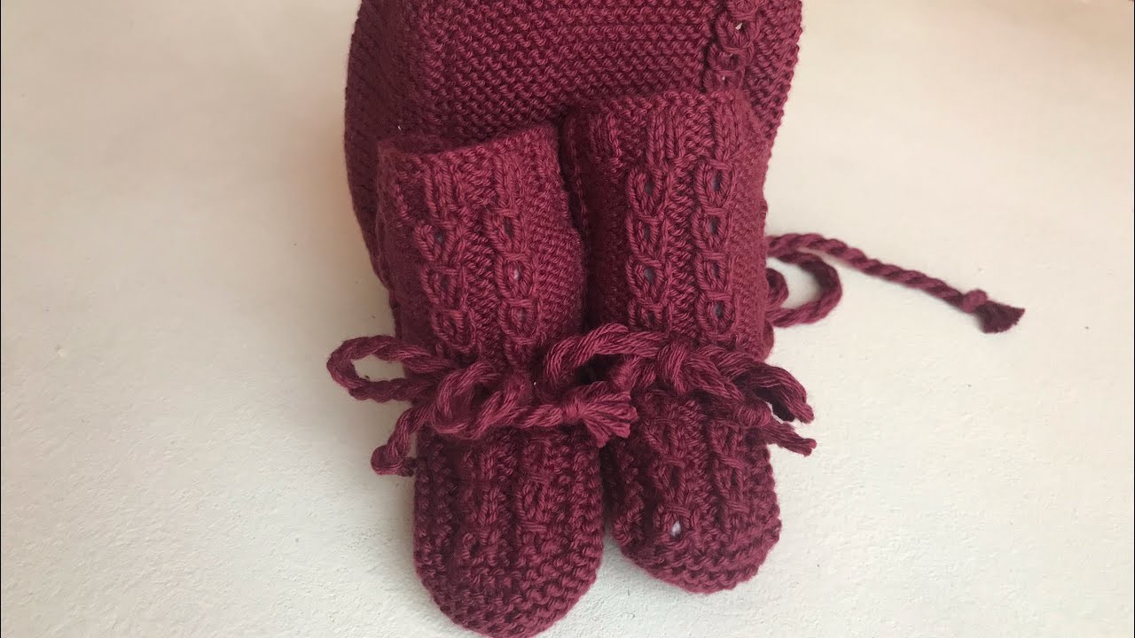 Tejer patucos de bebé(patuco ochitos)