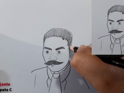 ¿Cómo dibujar a EMILIANO ZAPATA ? | How to draw EMILIANO ZAPATA? |