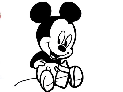 Dibujos de MICKEY MOUSE babies toys Disney para niños - How to draw  Mickey Mouse #learntodrawtoys