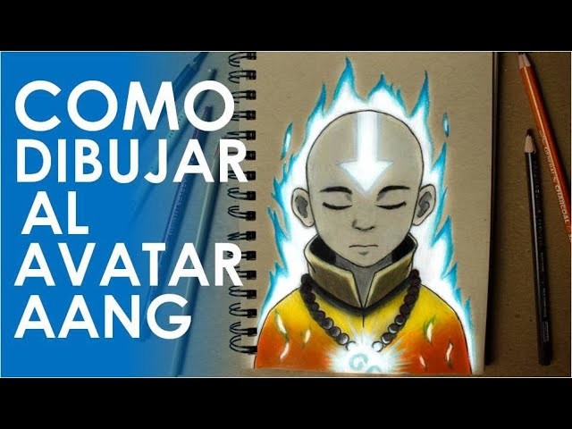 #Avatar #Nickelodeon #Dibujo COMO DIBUJAR AL AVATAR AANG CON COLORES [PASO A PASO] Goliat Art Studio