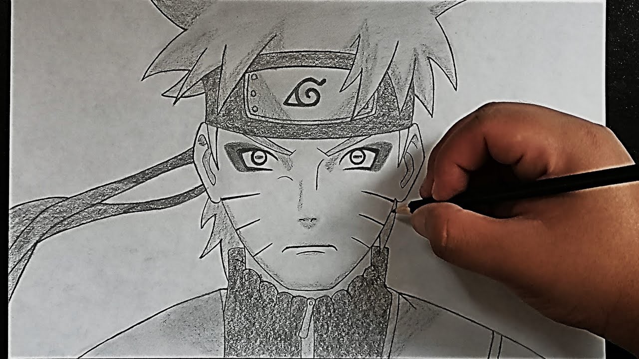 Cómo dibujar a Naruto Modo Sabio (Speed Drawing) - Dibujando a Naruto Modo Sennin
