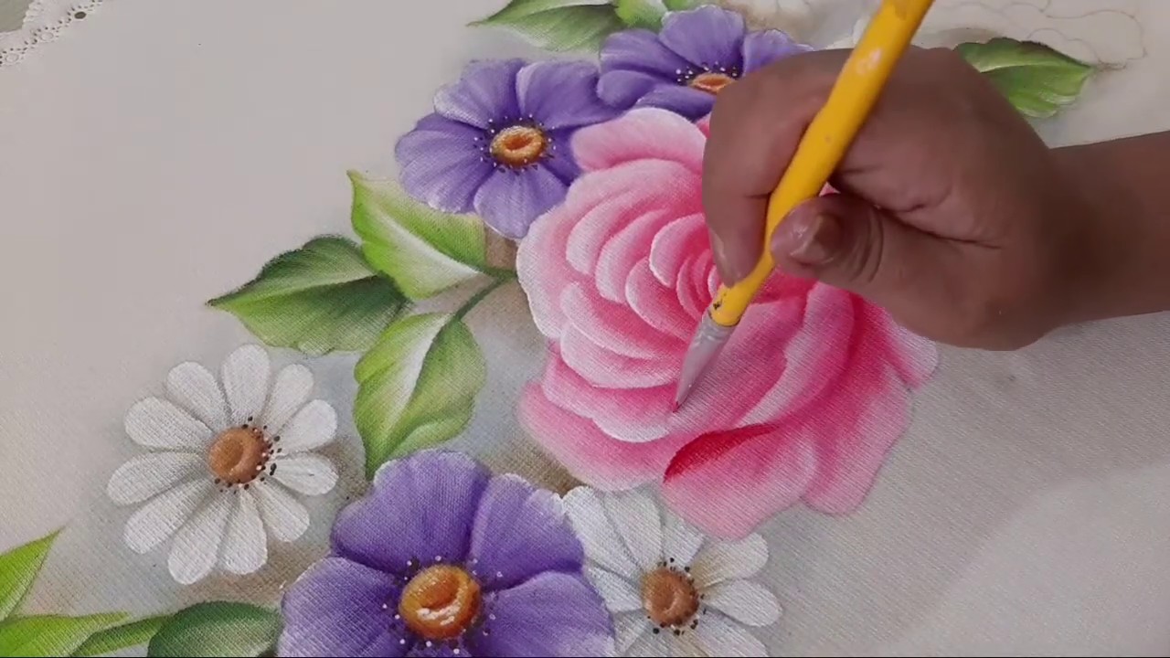 Como Pintar Una Rosa