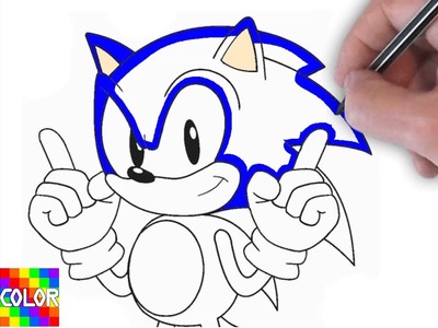 Yo Dibujo y Pinto a Sonic - Dibujando y Pintando