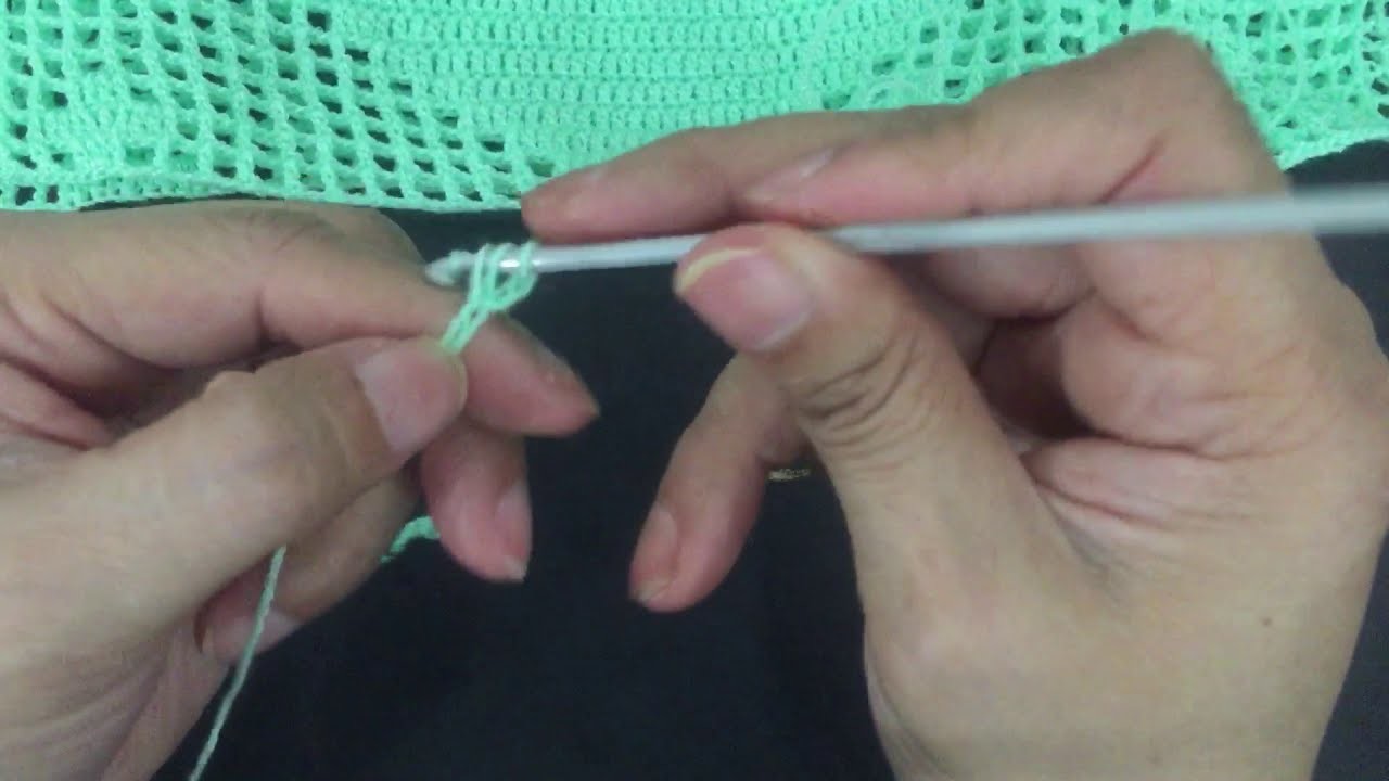 ¿Cómo hacer canesú con técnica Filet a crochet?