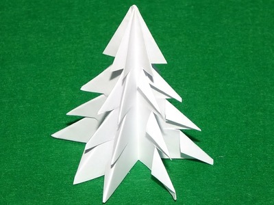 Como hacer un arbol de Navidad de papel  - Christmas Tree Origami