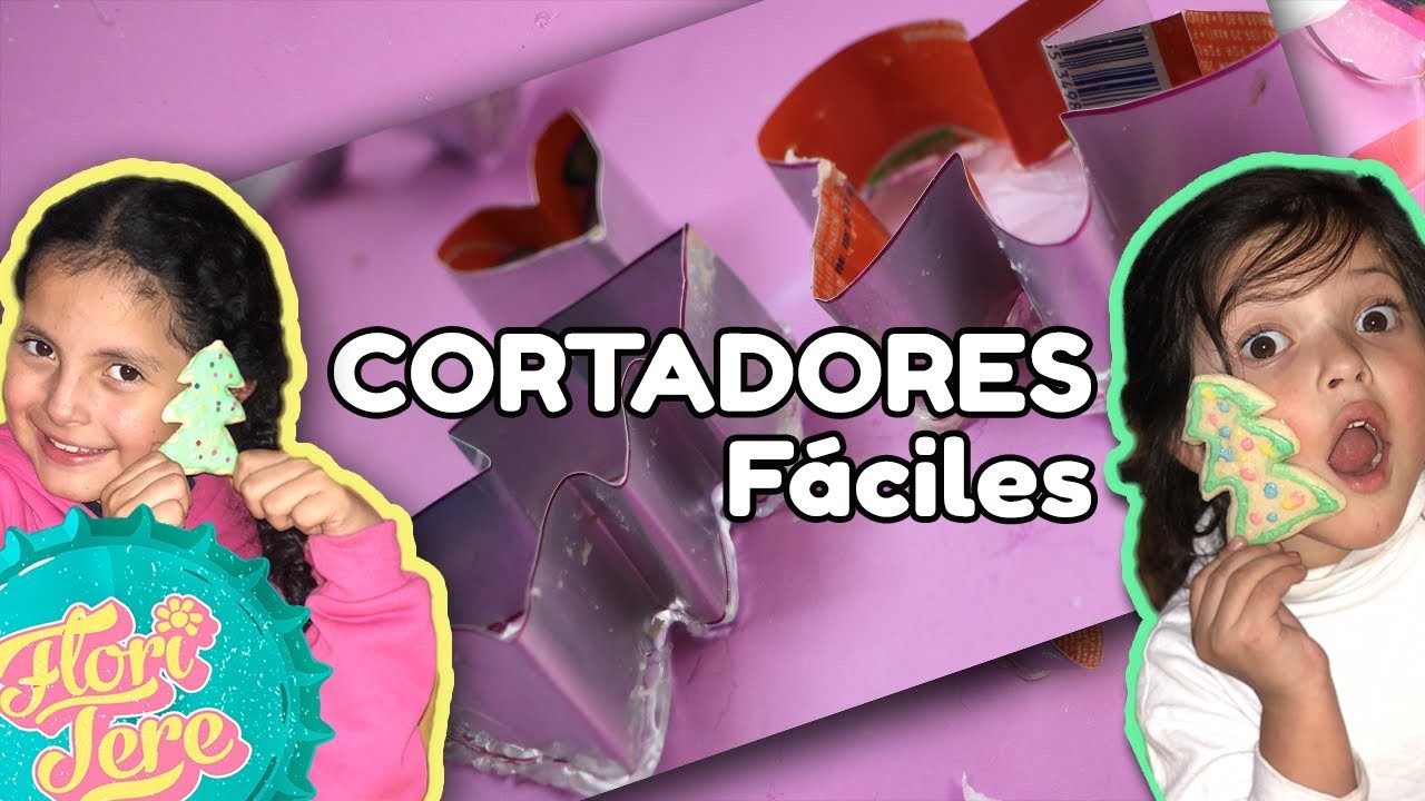 DIY: CORTADORES DE GALLETAS NAVIDEÑAS SUPER FÁCILES. CON LATAS.