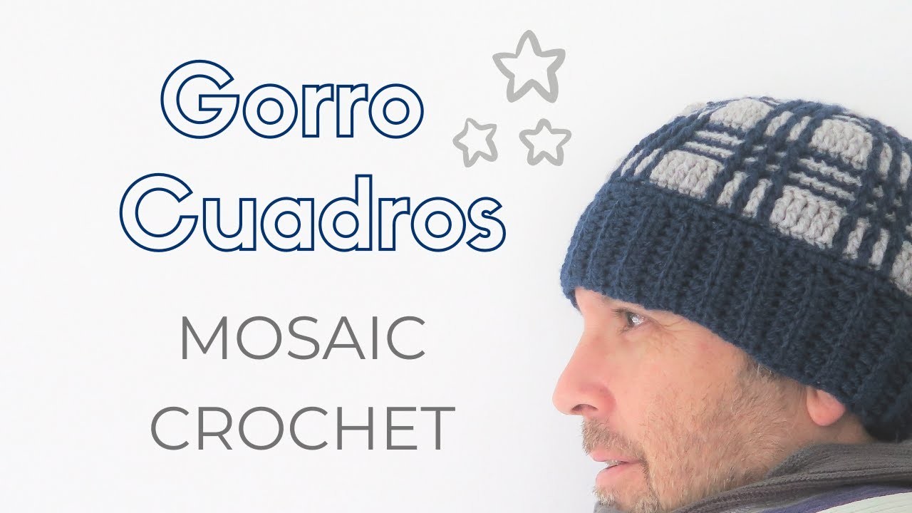 GORRO A CUADROS | Mosaic Crochet | CHIC DIY