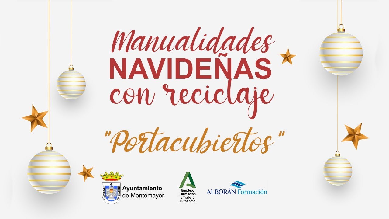 Manualidades Navideñas con reciclaje: Portacubiertos