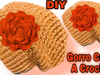 Aprende a tejer GORROS CAIDOS para *TODAS LAS TALLAS* a crochet
