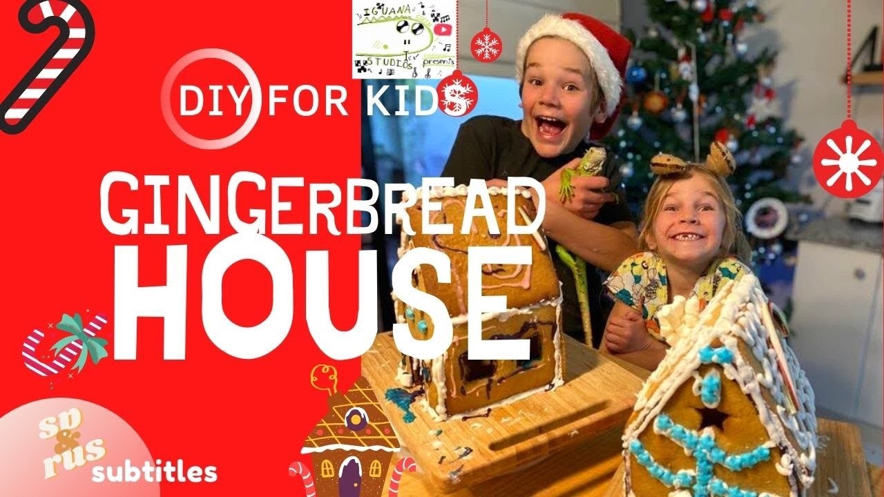 Casita de Jengibre | Gingerbread house | DIY for children