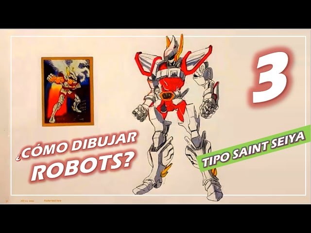 ¿CÓMO DIBUJAR ROBOTS ? : TIPO SAINT SEIYA |#3