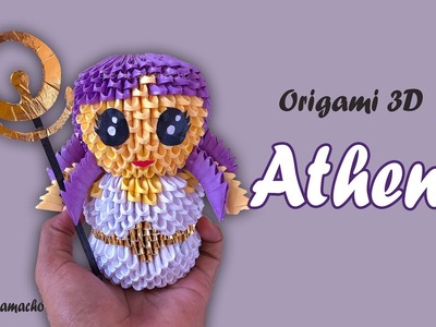 Cómo Hacer Athena de Los Caballeros del Zodiaco. Origami 3D. Bethoz Camacho.tutorial