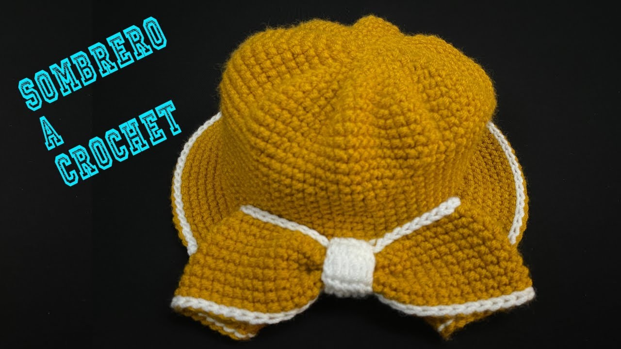 COMO TEJER SOMBRERO A CROCHET ????????