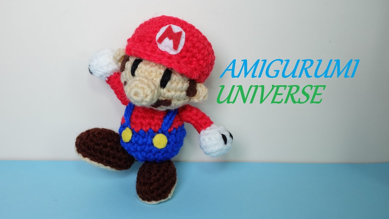 Super Mario Bros! (Paper Mario) Tutorial de ganchillo de Amigurumi Universe