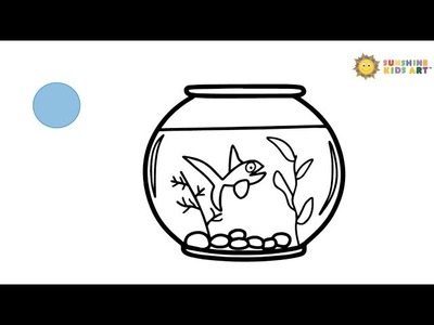 ???? Cómo Dibujar una Pecera y Acuario ????| Dibujos Fáciles para Niños