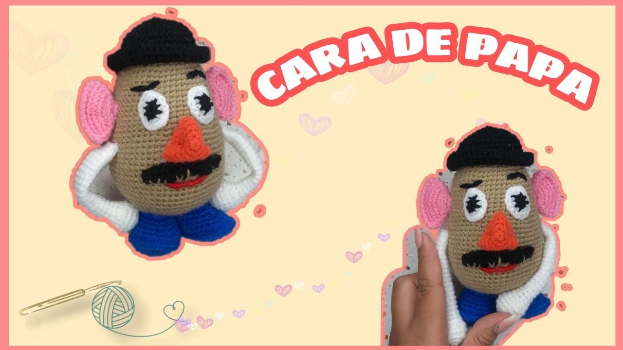 Señor cara de papa a crochet (cuerpo)