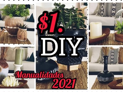 Thrift Store VASES DIY. TRANSFORMANDO VASES DE 2da Mano. Decoración para la casa por $1. deco 2021