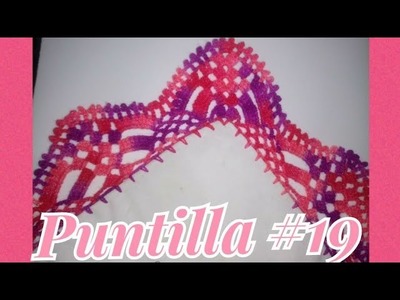 86·(PUNTILLA)#19 #Crochet -7 vueltas [Servilletas Bordadas Linda]