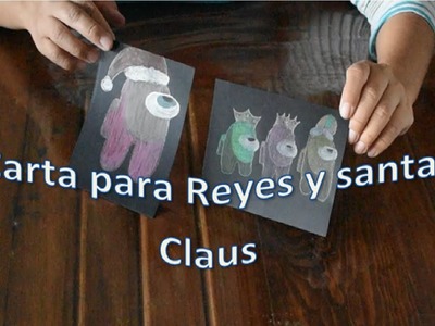 Carta para Reyes Magos y Santa Claus con among us