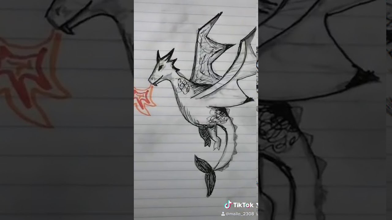 Dibujo dragón ????