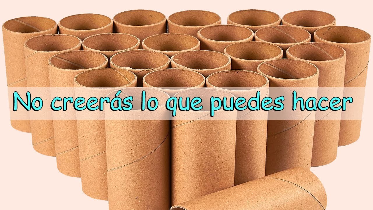 IDEAS FABULOSAS PARA REUTILIZAR TUBOS DE PAPEL HIGIENICO