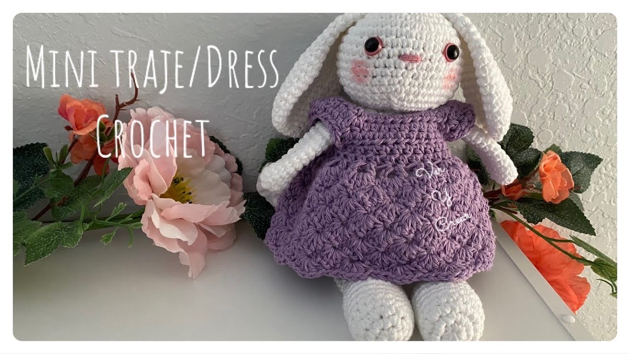 Mini Traje.Dress Crochet Amigurumi